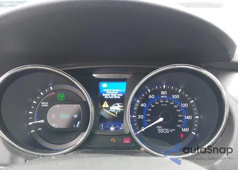 2013 Hyundai Sonata Hybrid Limited из США, поврежденный, VIN KMHEC4A4XDA081137